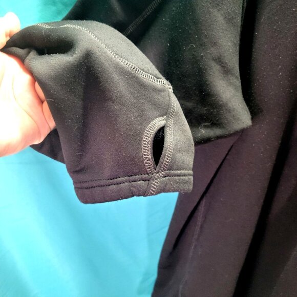 Cloudveil Men's XL Pullover Fleece Jacket Black 93% Polyester 7% Spandex - Picture 4 of 10